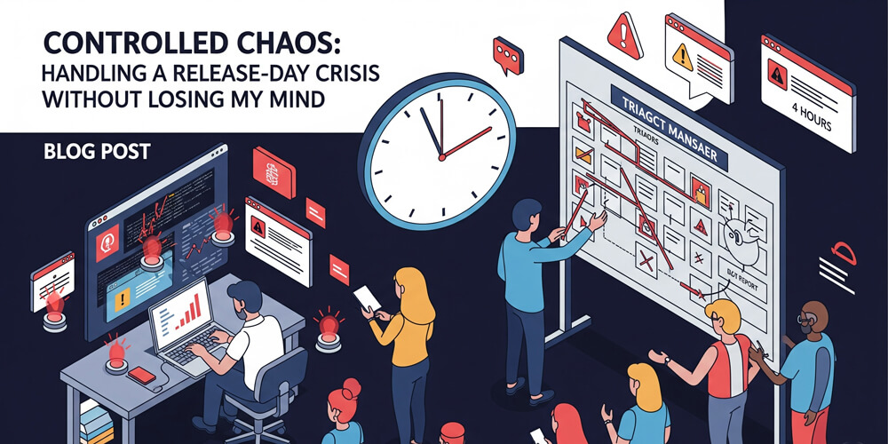 Featured image for Controlled Chaos: Handling a Release-Day Crisis Without Losing My Mind