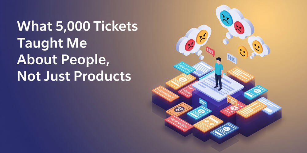 Featured image for What 5,000 Tickets Taught Me About People, Not Just Products